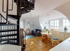 Treppe zum Schlafzimmer