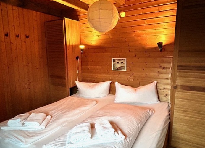 Schlafzimmer 1 im Erdgeschoss