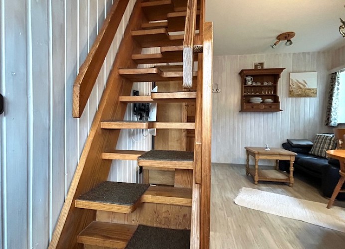 Treppe zum Schlafzimmer