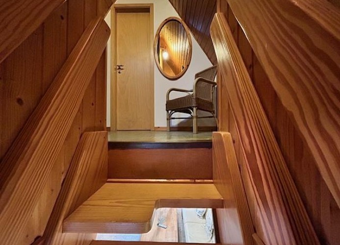 Treppe zum Schlafzimmer