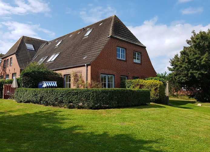 Wiese hinter dem Haus