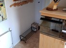 Flur mit offener Küche