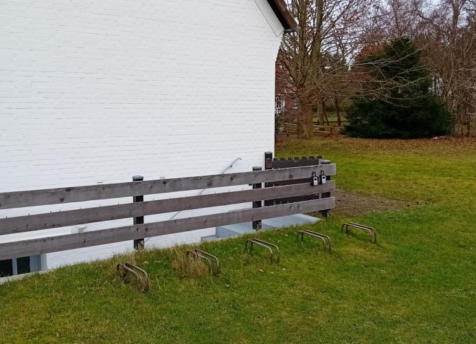Wiese hinter dem Haus