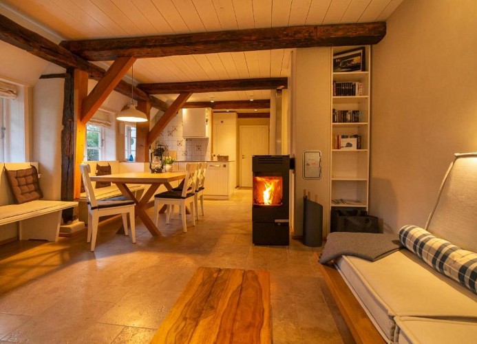 Wohnstube mit offener Küche