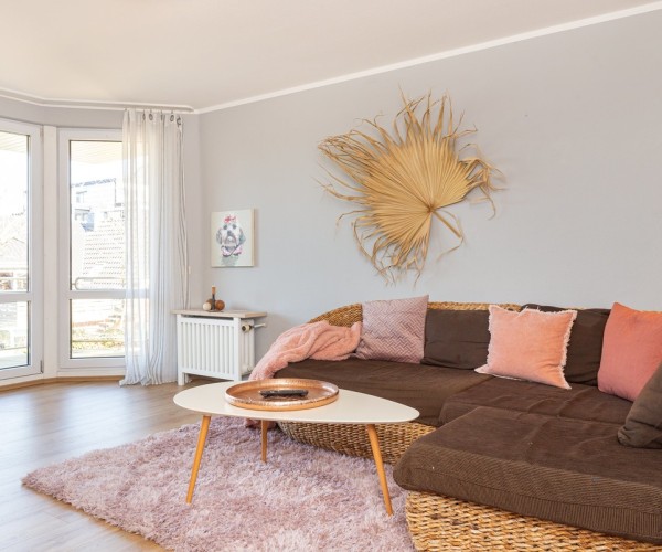 Blick vom Balkon