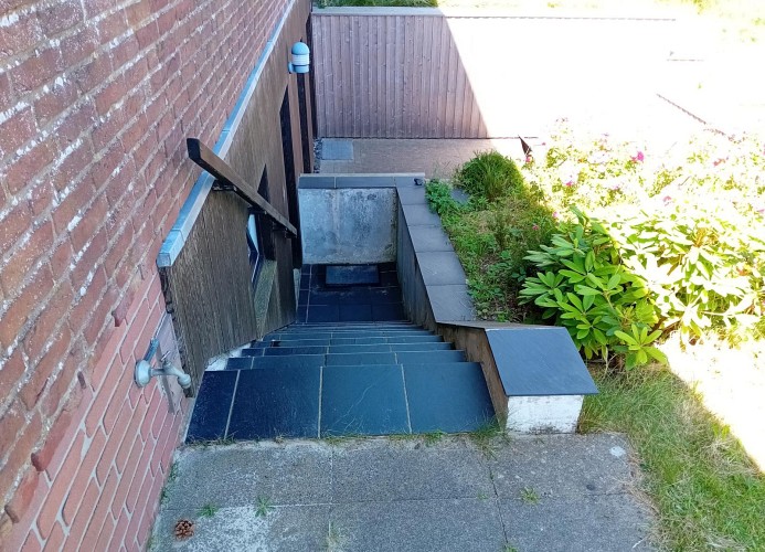 Treppe zur Wohnung