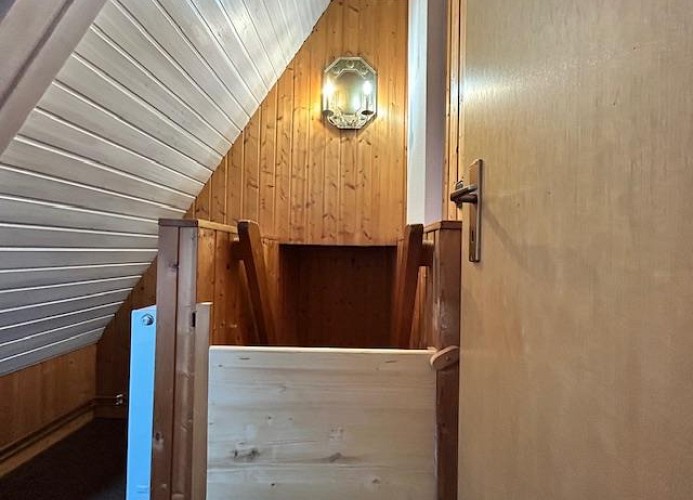 Treppe mit Kindersicherung